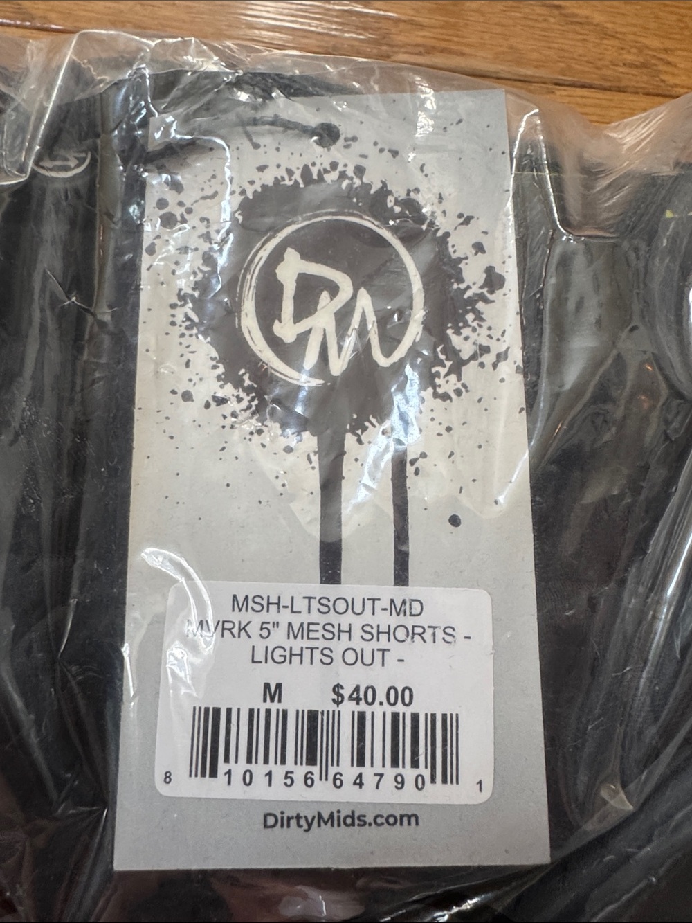 Lights Out 5" Mesh Shorts for - Black